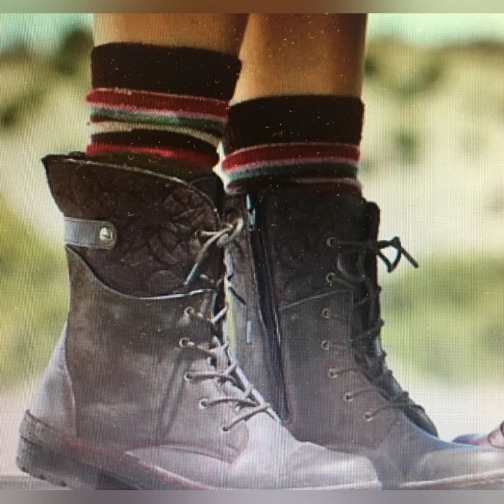 Jambu Encore Hemlock‎ Brown Vegan Leather Felt Floral Embroidered Winter Boots 9
